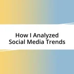 How I Analyzed Social Media Trends