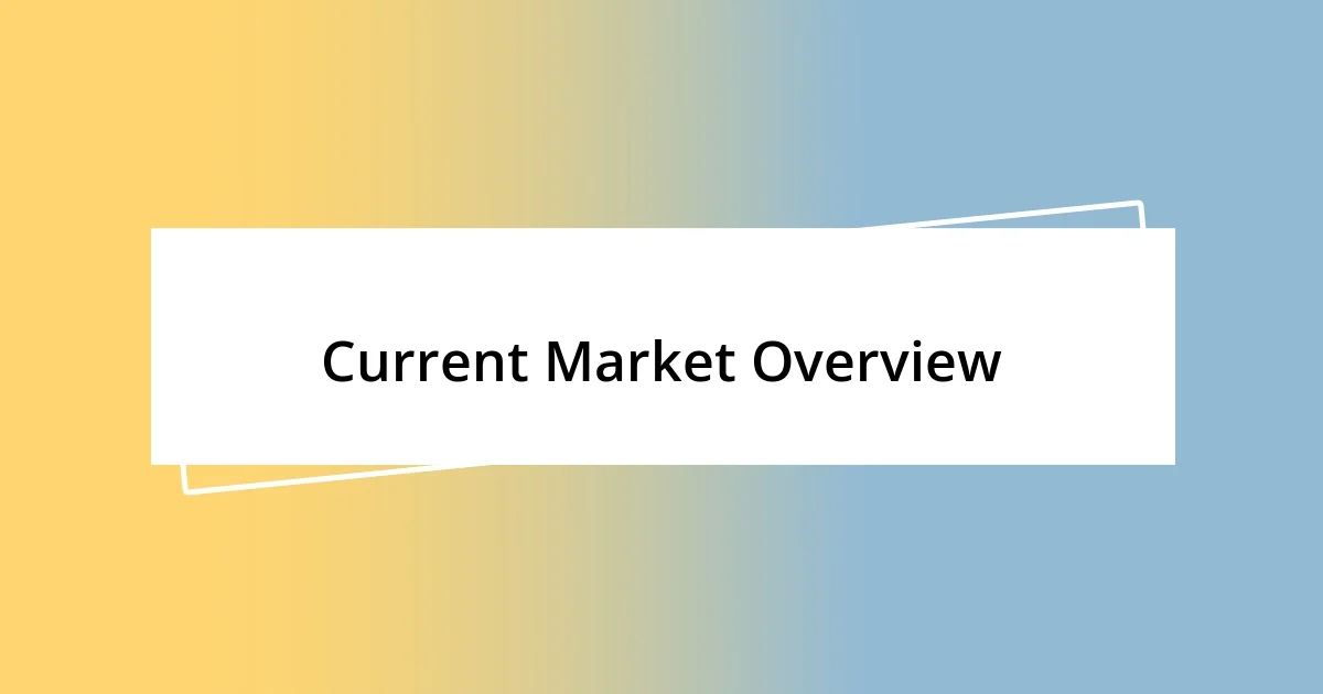 Current Market Overview